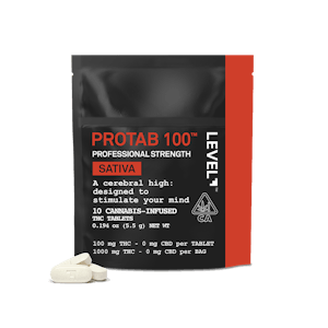 Level | Protab Sativa 100mg 10pk | 1000mg