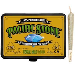 Pacific Stone | Cereal Milk | Diamond Infused Pre Roll 7pk | 3.5g