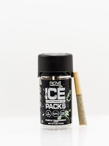 Rove | Purple Trainwreck 5g Ice Packs Rosin + Diamond + Hash Infused Pre-Roll | 2.