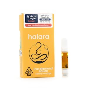 Halara 1g Durban Diesel | Live Diamond Sauce Cartridge |