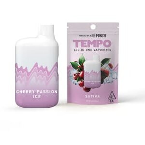 Tempo | Cherry Passion Ice 1g | All-In-One Rechargeable Vape |