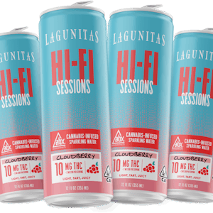 Lagunitas | Hi-Fi Sessions | Cloudberry | Cannabis Infused Sparkling Water 4pk