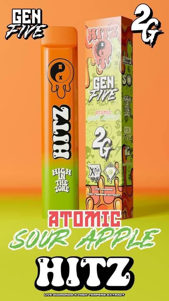 2G-Atomic-Sour-Apple-Hitz-Disposable.jpg 2G Atomic Sour Apple Hitz Disposable