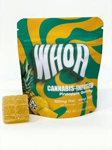 WHOA | Pineapple 100mg Fast-Acting Single Gummy |