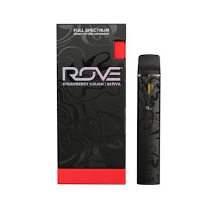 Rove | Strawberry Cough | Melted Diamond Live Resin AlL In One Vape 1g