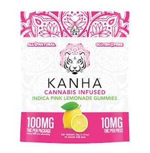 Kanha 100mg Pink Lemonade | Gummies |