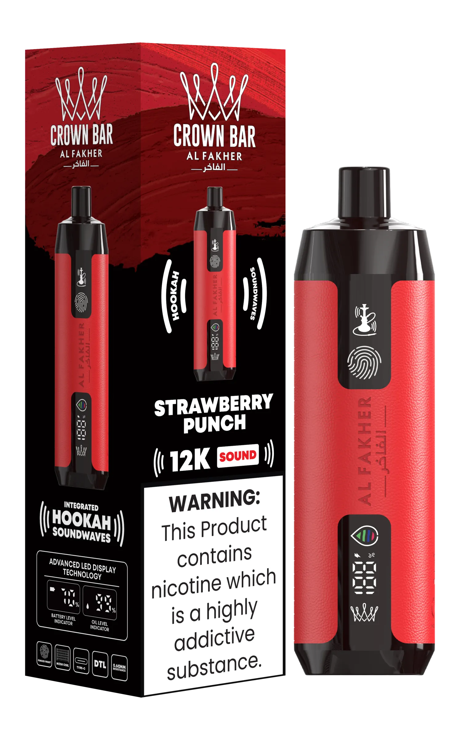 77736973.webp Crown Bar 12K Sound Strawberry Punch