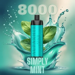 Al Fakher Vape 8000 Simply Mint Crown Bar