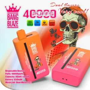 Bang Blaze 40000 40K Puffs Disposable Vape – Dual Flavors with Type-C Charging
