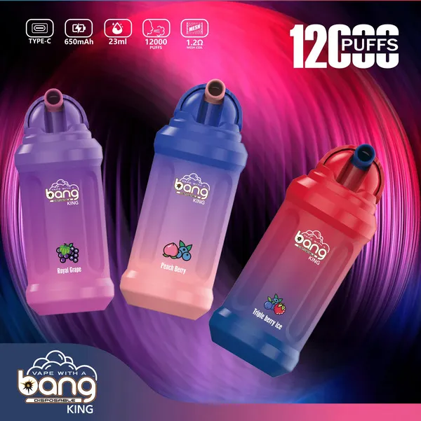 Bang-King-12000-Puffs-Disposable-Vape-Pen-20-Flavors-0-2-3-5-Nicotine.webp Bang King 12000 Puffs Disposable Vape Pen 20 Flavors 0% 2% 3% 5% Nicotine