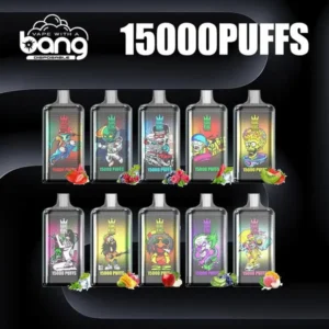 Bang King 15000 Puffs Disposable Vape – Mesh Coil, 25ml E-liquid, Type-C Rechargeable