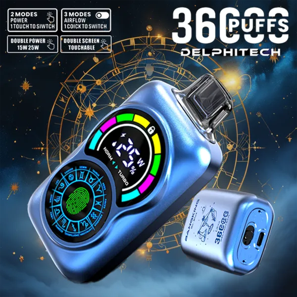 Bang-King-Constellation-36000-Puffs-Dual-Screen-Touch-Disposable-Vape.webp Bang King Constellation 36000 Puffs Dual-Screen Touch Disposable Vape, 30ml, 650mAh, Adjustable Airflow, 12 Flavors