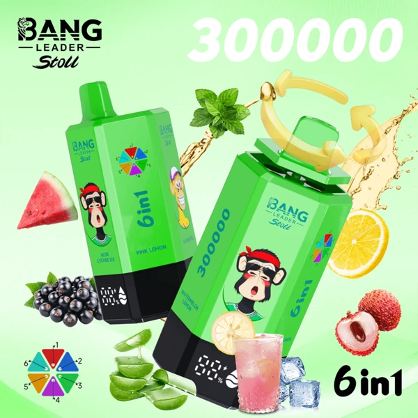 Bang-Leader-Stoll-300K-aloe-lychee-icepink-lemonglacier-icepine-needle-mintblack-currant-icewatermelon-lemon.webp