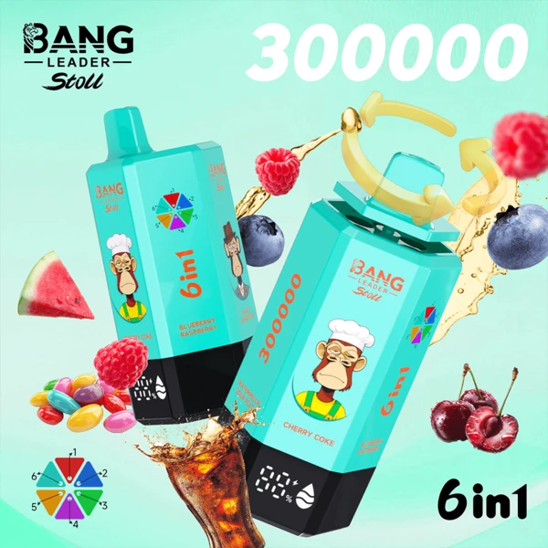 Bang-Leader-Stoll-300K-cherry-cokeblueberry-raspberryblack-dragon-ice-rainbow-candyfuji-ice-watermelon-sour-peach.webp