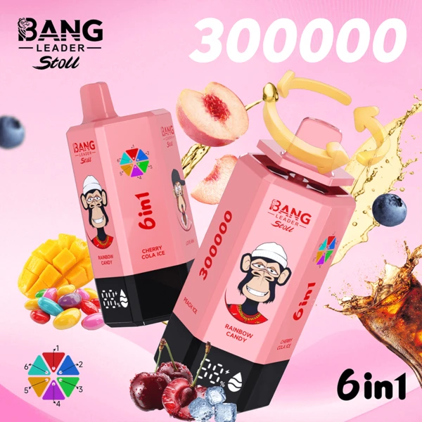 Bang-Leader-Stoll-300K-rainbow-candycherry-cola-icelove-666mango-iceblueberry-cotton-candypeach-ice.webp