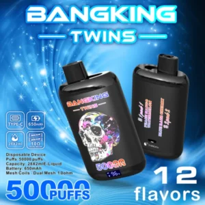 Bang King Twins 50000 Puffs Disposable Vape – Amazing Dual-Flavor Power Device