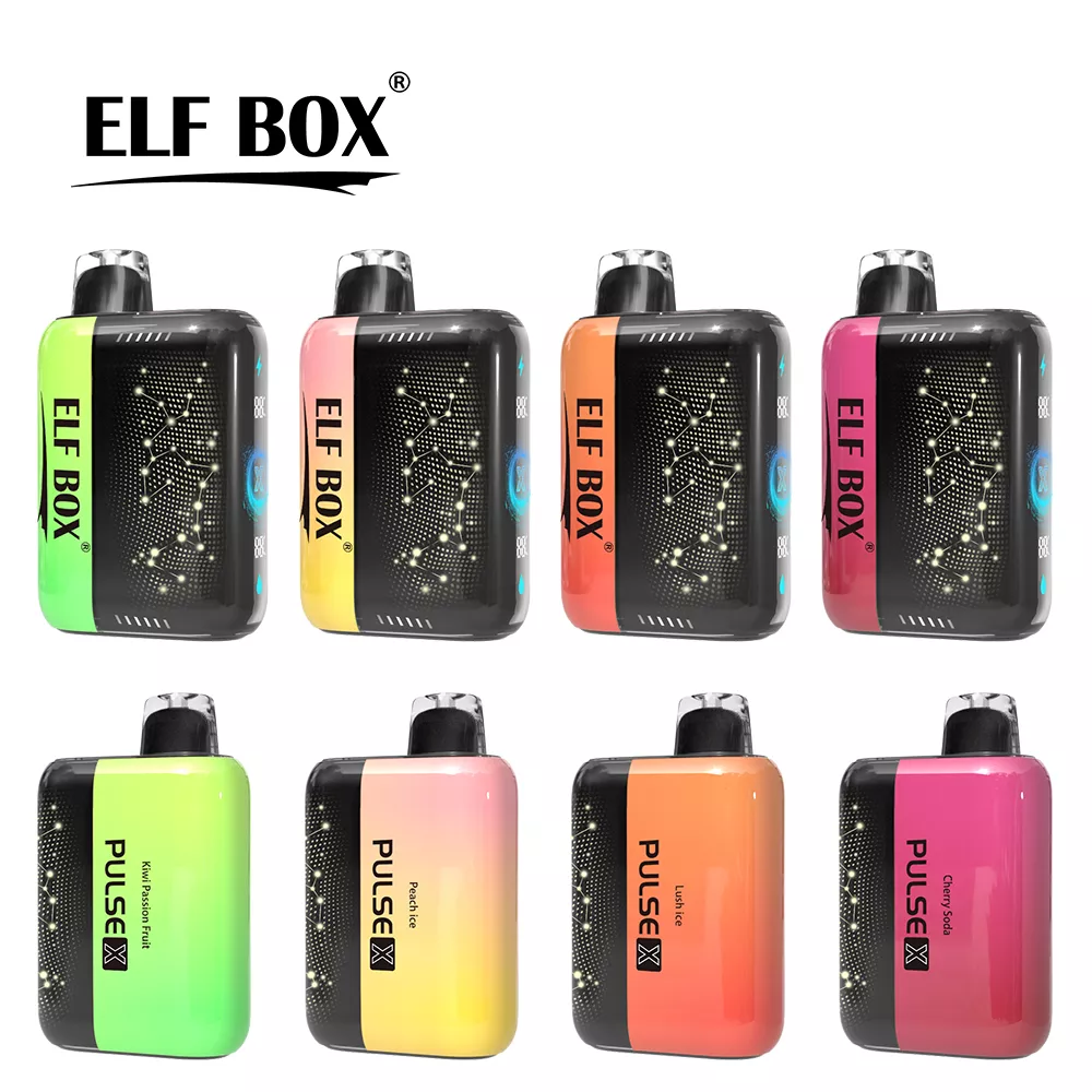 ELF-BOX-PULSE-X-25000-Puffs-0-2-3-5-Low-Nicotine-Bulk-Buy-Rechargeable-Disposable-Vapes-Pen-Wholesale-4.webp ELF BOX PULSE X 25000 Puffs Bulk Buy D Curved LED Screen Rechargeable Disposable Vapes Wholesale