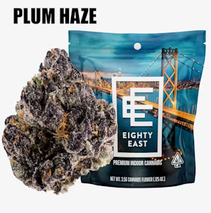 Eighty East | Plum Haze | Premium Indoor Flower 1 8oz