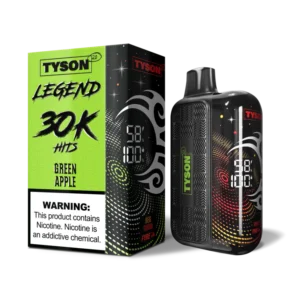 Tyson 2.0 Legend 30K Green Apple – Disposable Vape