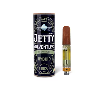 Jetty | Sugar Rush | Solventless Live Rosin Cartridge 1g