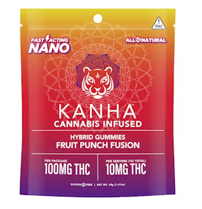 Kanha Nano | Fruit Punch Fusion Gummies 100mg
