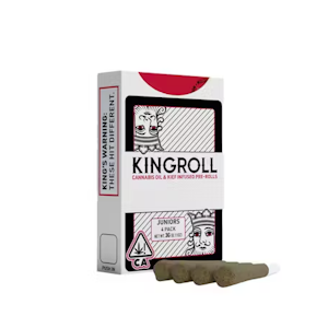 KingRoll JR | Zoap | Oil & Kief Infused Pre Roll 4pk | 3g