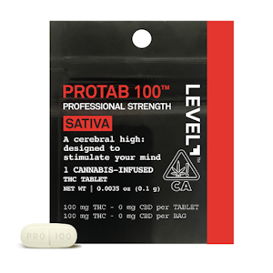 Level | Protab | Sativa | Single Serving 300mg