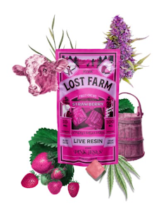 Lost Farm 100mg Pink Jesus | Live Resin Strain-Specific Chews |