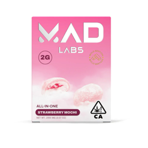 Mad Labs | Strawberry Mochi | All-In-One Vape 2g