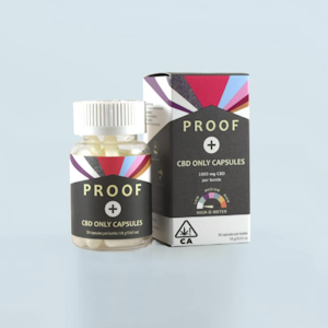 Proof | CBD Only Capsule 30ct | 1000mg