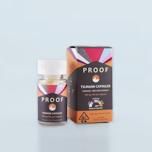 Proof | Tsunami Capsules | 100mg : 10pk | High Potency Capsules 1000mg
