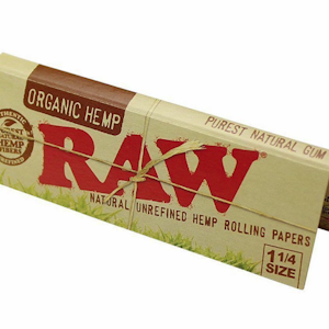 Raw | Organic Hemp Rolling Papers 1.25