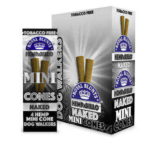 Royal Blunts | Hemparillo | Naked | Hemp Mini Cones 4pk