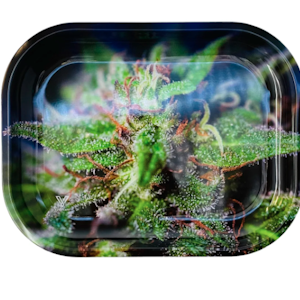 Small Bud Metal Rolling Tray 2