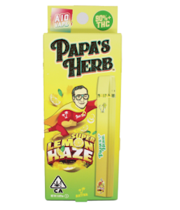 Papa’s Herb 1g Super Lemon Haze | All-In-One Rechargeable Vape |