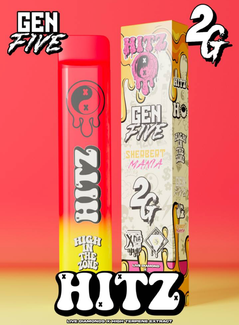 Sherbert-Mania.png Sherbert Mania 2G Hitz Disposable