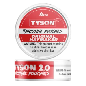 Tyson 2.0 Nicotine Pouches 5 Pack – Original Haymaker