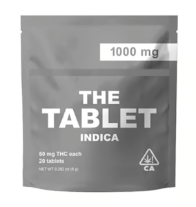 The Tablet 1000mg Indica | Tablets | 50mg : 20pk |