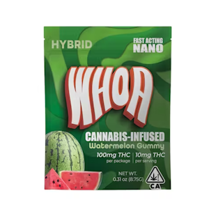WHOA | Watermelon | Fast Acting Gummy 5pk | 100mg