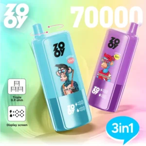 Zooy Triple 70000 70K Puffs 3 in 1 Flavors Disposable Vape – Ultimate Multi-Flavor Device