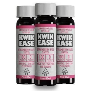 Kwik Ease | Strawberry Haze Sativa Shot 100mg