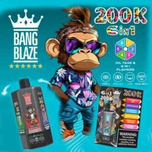Bang Blaze 200K 6-in-1 Disposable Vape | 200,000 Puffs Ultimate Flavor Station