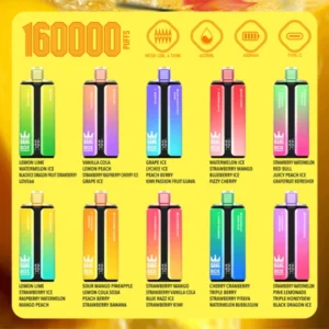 Bang Box 160K 4-in-1 Flavors Disposable Vape | 160,000 Puffs – Ultimate Multi-Flavor Power