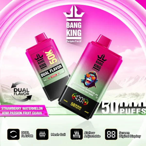 bang-king-50000-puffs-dual-flavor-disposable-vape-pro-display-edition-Strawberry-Watermelon-Kiwi-Passion-Fruit-Guava.webp