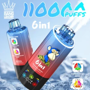 Bang Leader 110K 6-in-1 Flavors Disposable Vape | 110,000 Puffs – Ultimate Triple Flavor Power