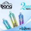 Bang Blaze 20000 20k Puffs Disposable Vape Pen 12 Flavors 0% 2% 3% 5% Nicotine