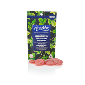 Smokiez | Sour Jamberry | 1:1 THC:CBN | Fruit Chews 100mg