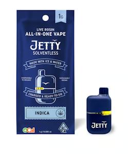 Jetty | Banana N Limez 1 | Solventless Live Rosin All-In-One Vape | 1g