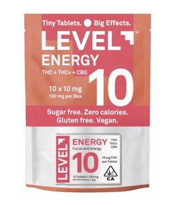 Level 10pk Energy | 10:5:2 | THC:THCV:CBG |