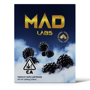 Mad Labs | Blackberry Smash | Vape Cartridge 1g